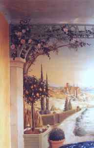 Deauville mural in private house