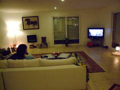 living room of villa a vendre