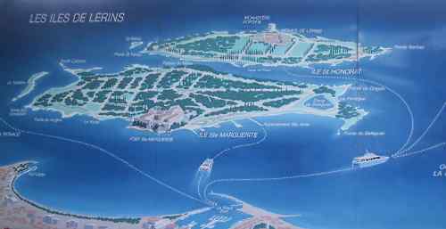 Lerin islands map