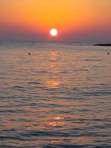 Sea View at Sunrise from Villa